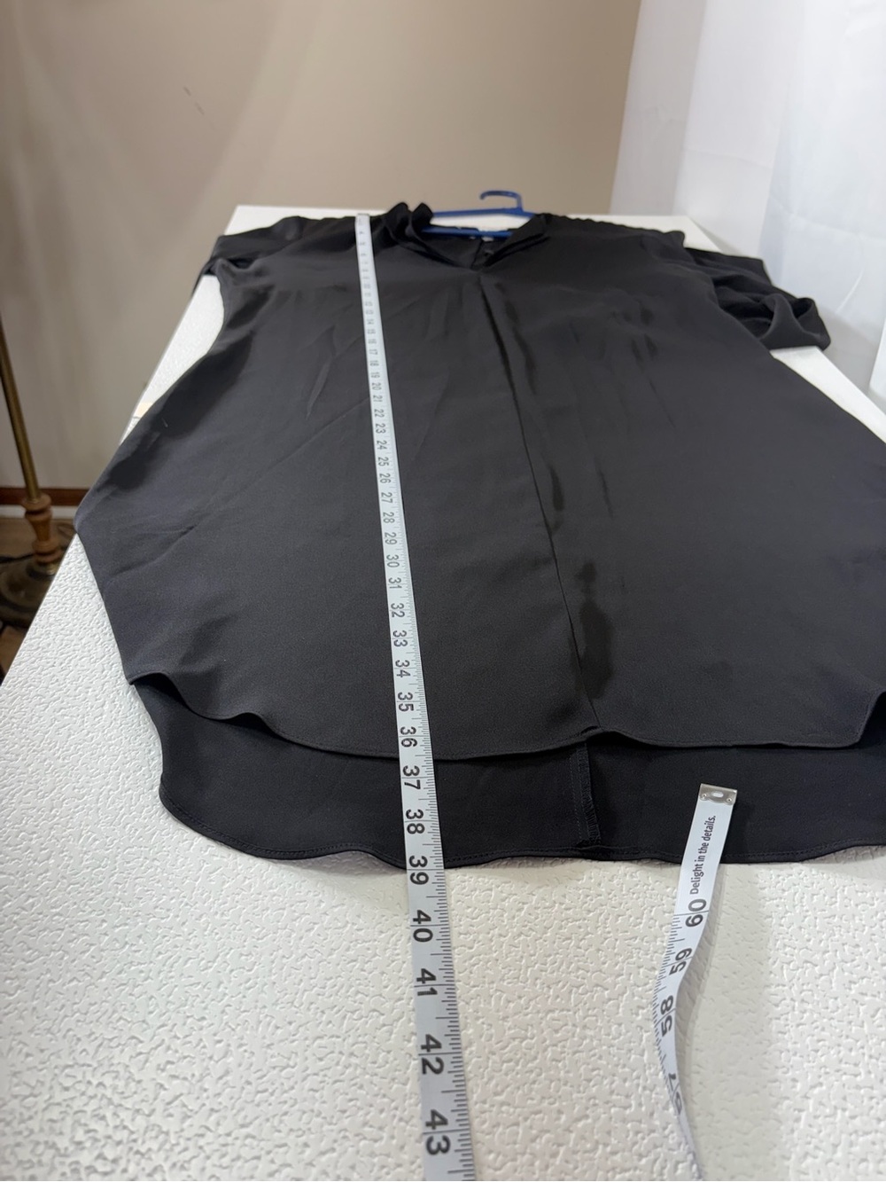 BCBGeneration Black V-Neck Long Sleeve Tunic Blouse 4333 - Picture 9 of 9